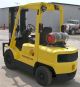 Hyster Model H60xm (2002) 6000lbs Capacity Dual Fuel Pneumatic Tire Forklift Forklifts photo 2
