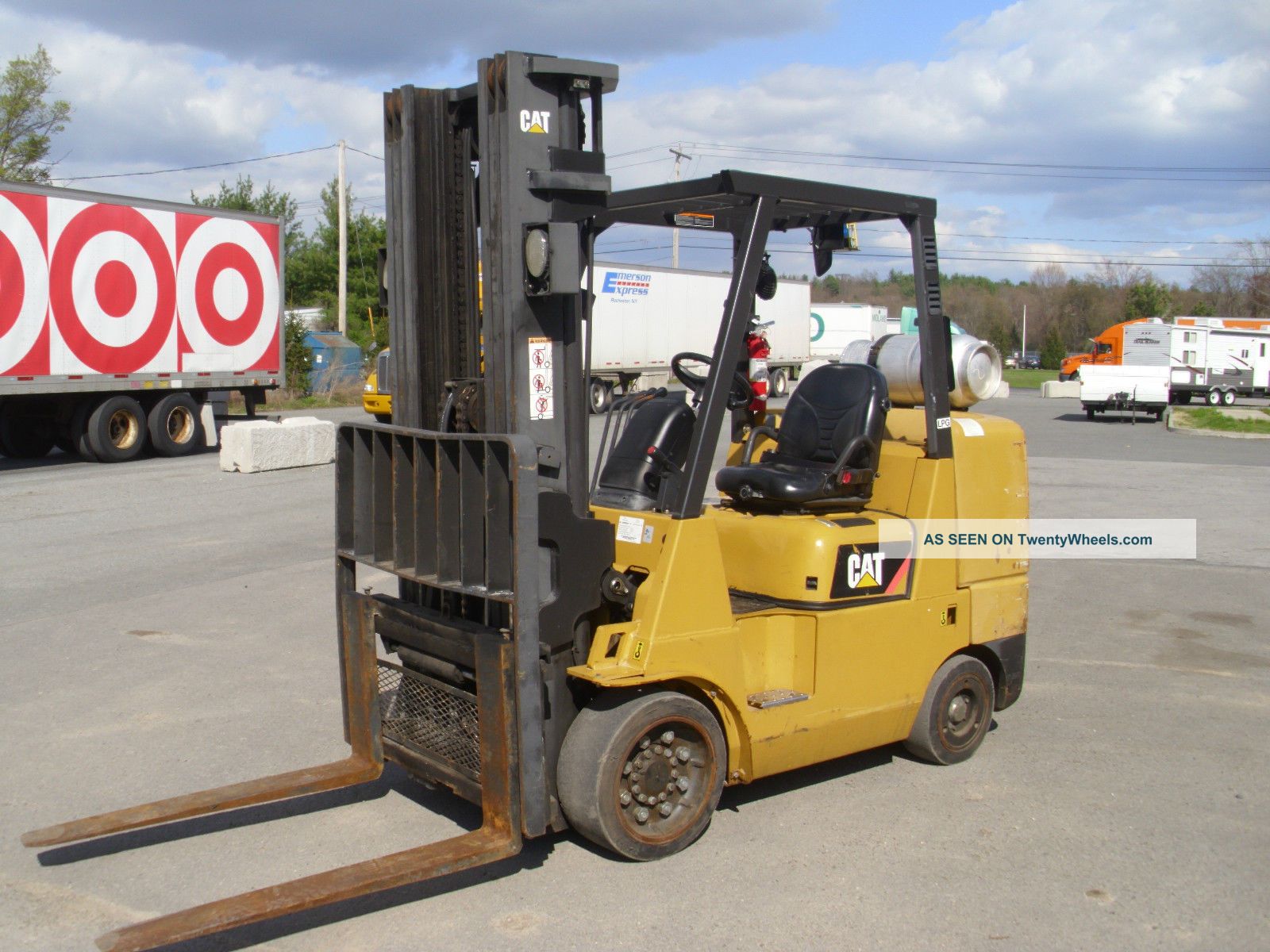 2008 Caterpillar 10,  000lb Capacity Lp Forklift – Only 1755hrs Forklifts photo