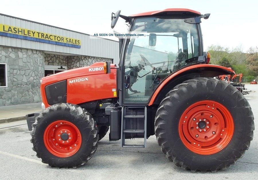 Kubota M110gxdtc 4wd Diesel Cab Tractor - 74 Hours - Stock U400113 Tractors photo