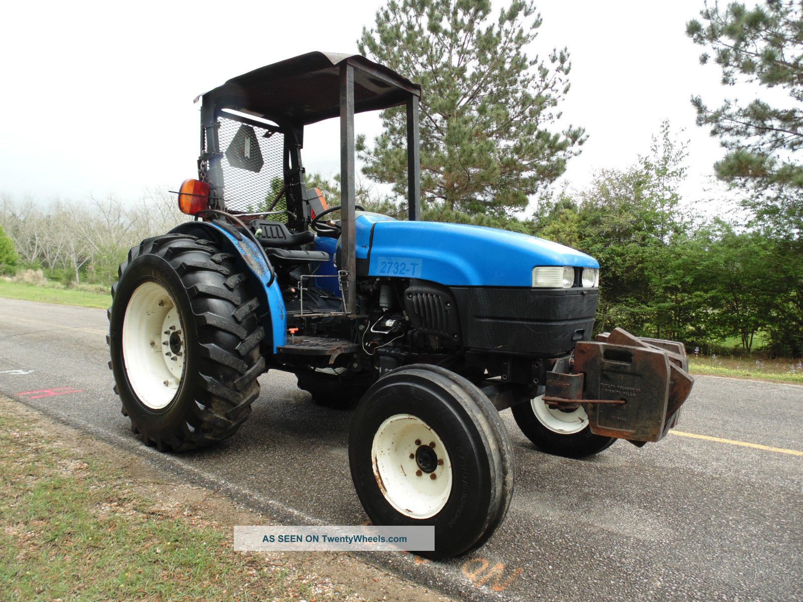 2004 Holland Tn65 Tractor 65 Horsepower Canopy 2wd In Mississippi