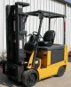 Caterpillar Model E6000 (2009) 6000lbs Capacity 4 Wheel Electric Forklift Forklifts photo 1