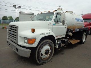 1996 Ford F600 Pump Sewer Septic Tank photo