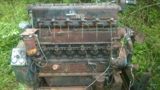 Hill Diesel Marine Engine,  1940s,  Ww Ii Era, photo