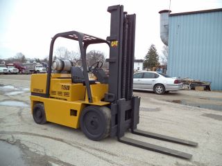 Caterpillar T150d,  15,  000,  15000 Cushion Tired Forklift,  W/ Automatic Trans. photo