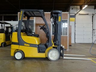 2010 Yale Hyster Glc060vx Forklift 6000lb Cushion Lift Truck Low Reserve photo