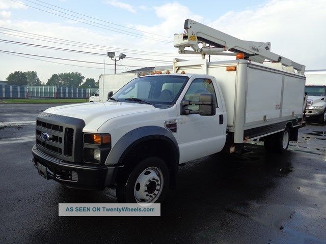 2010 Ford F550 46 ' Bucket Boom Truck Turbo Diesel Bucket / Boom Trucks photo