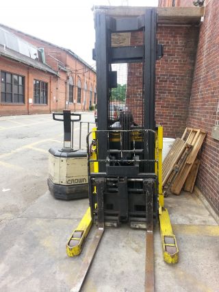 Yale Stand Up Forklift - Double Reach photo