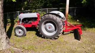 1947 Ford 8n Tractor With Back Blade photo