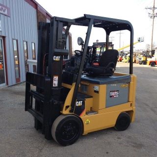 2008 Caterpillar Electric 5000 Lb E5000 Ee Rated Forklift Lift Truck photo