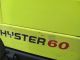Hyster H60xm 6,  000 Diesel Forklift,  Dual Drive Wheels,  Triple Mast,  Pneumatic Forklifts photo 7