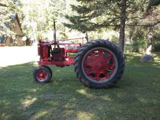 1938 F14 International Harvester Farmall Tractor On Rubber.  Never Been On A Farm photo