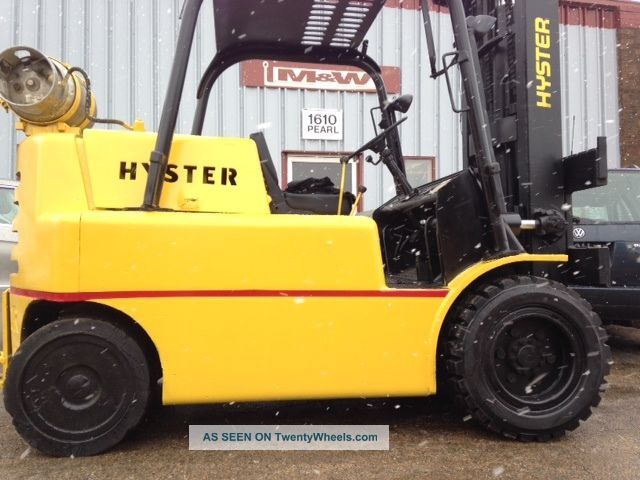 Hyster Pneumatic S125a 12,  500 Lb Forklift Lift Truck Forklifts photo