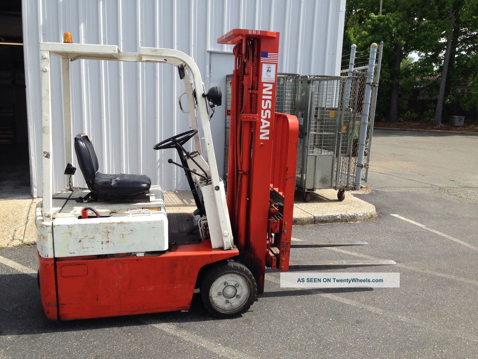 Electric forklift nissan #8