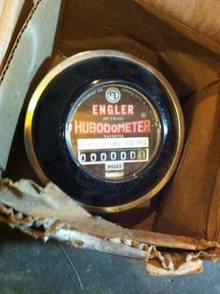 Nos Engler Hubodometer Tire Size 10.  00 - 22 11 - 24.  5 Sdt Tred photo