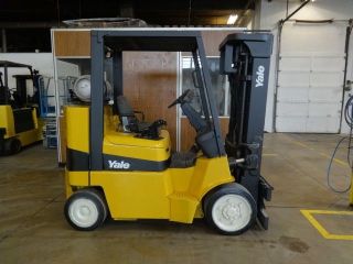 2006 Yale Glc080 Forklift 8000lb Cushion Lift Truck photo