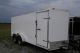 7x18 Enclosed Cargo Trailer Motorcycle V - Nose 7 X 18 20 Landscape Covered Box Trailers photo 2