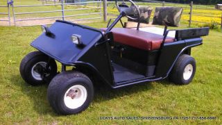 Ezgo Golf Cart Utility Vehicle With Aluminum Deck Bed Gas photo