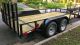 2014 6.  4x14 Foot Tandem Axle Dove Tail Trailer 7000 Pound Capacity. Trailers photo 7