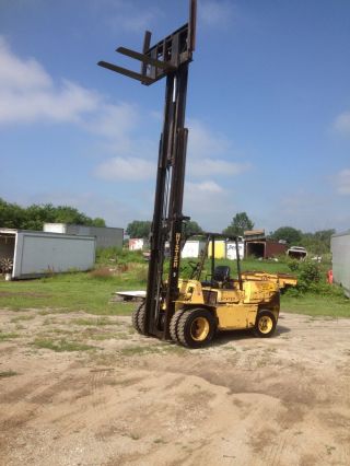 1990 Hyster H110xl 11,  000 Pound Pick Forklift Perkins Diesel 3 Stage Side Shift photo