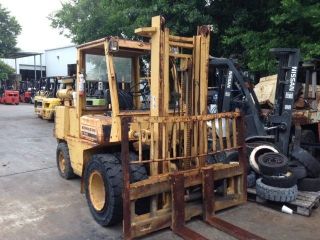 Komatsu Fd45 - 4 9,  000lbs Dual Tire Forklift Diesel Engine photo
