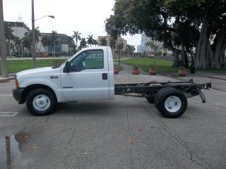 2001 Ford F350 Cab & Chassis Diesel 7.  3 Dually Florida photo