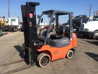 Toyota Forklift 2006 6500lbs 3 Stage Gies 15 High Auto Trans photo