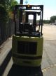 Clark Cgc25 Forklift 4000 Lbs 3 Stage Mast Lpg Solid Tires $ 6000.  00 Forklifts photo 6
