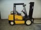 2002 Yale Glp060 6000 Lb Capacity Forklift Lift Truck Solid Pneumatic Forklifts photo 4
