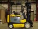 2005 Yale Erc060 6000 Lb Capacity Electric Forklift Cushion Tires Quad Mast Forklifts photo 4