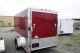 2015 6x12 Enclosed Cargo Trailer Motorcycle V - Nose 6 X 12 Covered Harley Bike Trailers photo 1