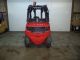 2007 Linde H40d 8000 Lb Capacity Forklift Lift Truck Solid Pneumatic Tire Forklifts photo 4