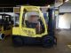 2007 Hyster H50ft 5000 Lb Capacity Forklift Lift Truck Solid Pneumatic Tires Forklifts photo 3
