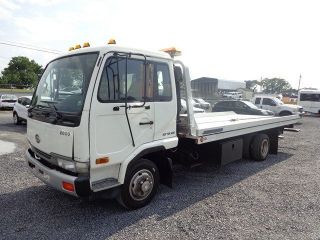 1999 Nissan Ud 2000 Jerr - Dan Rollback Tow Truck Turbo Diesel photo