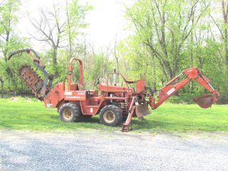 1997 Ditchwitch 5110 Trencher,  Duetz Diesel,  Backhoe,  Angle Blade,  Carbide Teeth photo