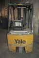 1984 Yale Erc030tan245e083 Electric (3) Wheeled Forklift,  Side Shift Bad Battery Forklifts photo 10