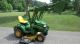 2004 John Deere X495 Garden Tractor W/ Loader Belly Mower Hydro 467 Hrs Diesel Tractors photo 2
