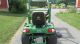 2004 John Deere X495 Garden Tractor W/ Loader Belly Mower Hydro 467 Hrs Diesel Tractors photo 3
