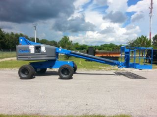 Genie S40 46 ' Boom Lift,  4 Wheel Drive,  Diesel,  Turf Tires,  Well Maintained,  Weship photo