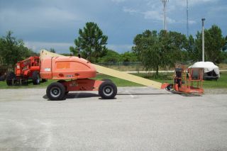 Jlg400s 46 ' Boom Lift,  4 Wheel Drive,  Diesel,  Turf Tires,  Well Maintained,  Weship photo