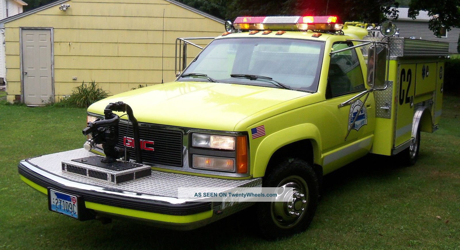 1993 E - One/gmc K3500 Twin Agent Arff Rapid Intervention Vehicle Emergency & Fire Trucks photo
