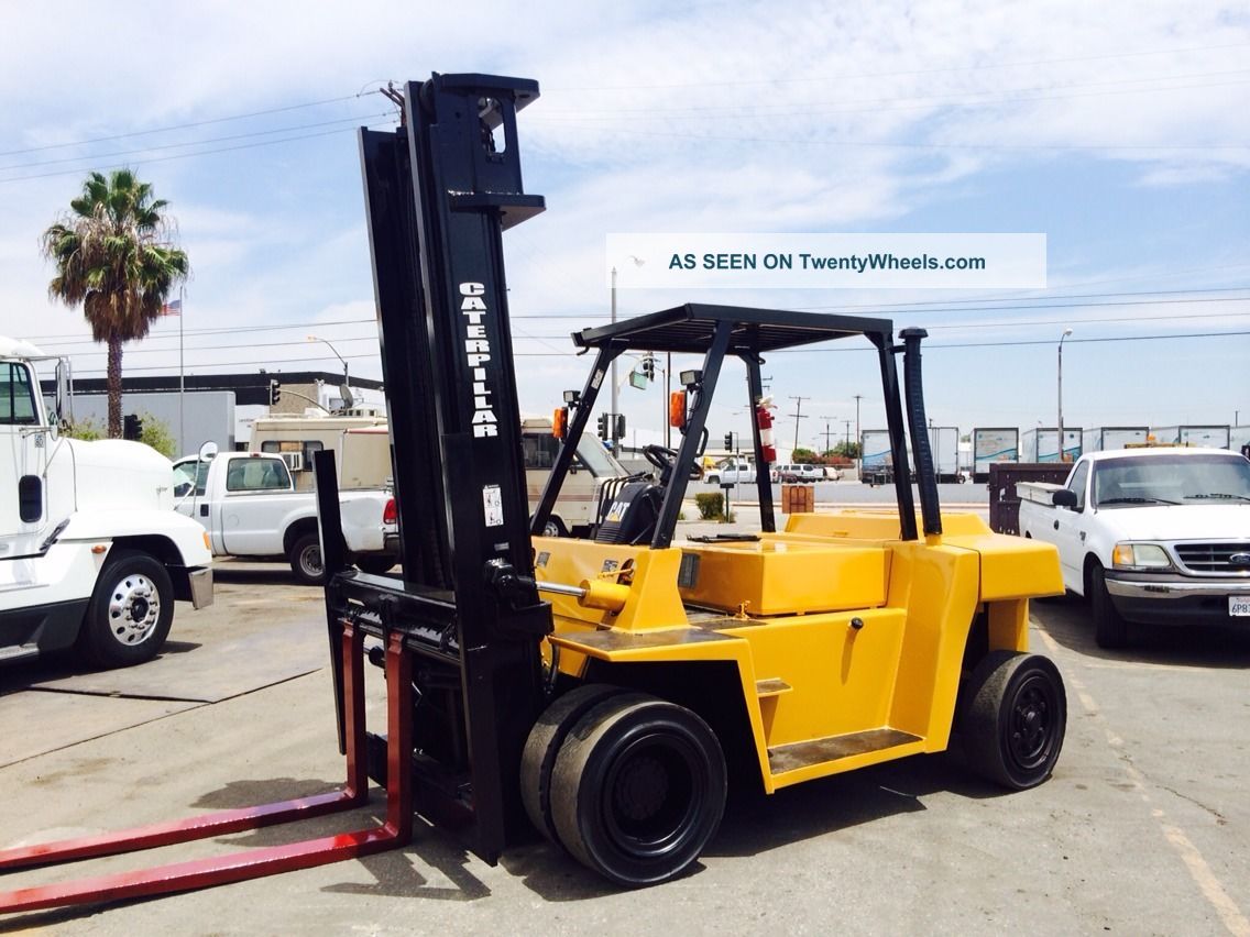 2000 Cat Forklift 15,  500 Lbs Diesel Side Shift Caterpillar Forklifts photo