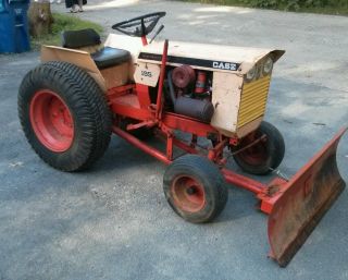 Case 195 Tractor Hydraulic Drive With Plow photo