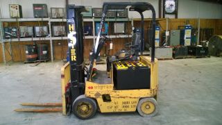 Hyster E40xl - 27 Forklift 2 Stage 4800lb Lift photo