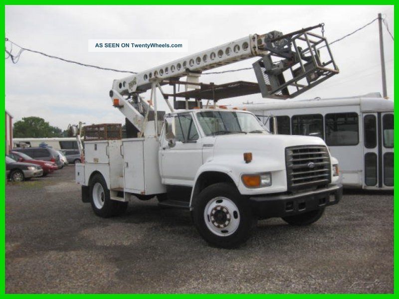 1998 Ford F700 With Telsta T35c Cable Placer F700 Bucket / Boom Trucks photo