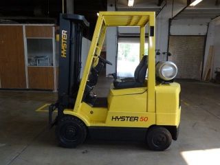 2004 Hyster S50xm 5000lb Cushion Forklift Low Reserve photo