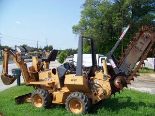 Case 460 4 Wh Steer Trencher Backhoe photo
