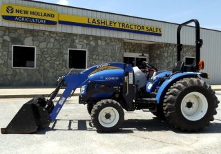 2012 Holland Boomer 30 4wd 12x12 Tractor W/ 240tla Loader  - 98 Hours photo