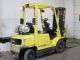 2001 Hyster H50xm Lpg Pneumatic Forklift; 8314 Hrs; 82/189 Triple; Sideshift Forklifts photo 3