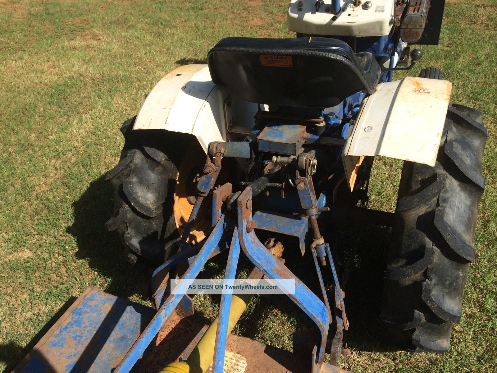 Satoh Beaver S370 2wd Diesel Tractor With Rotary Cutter