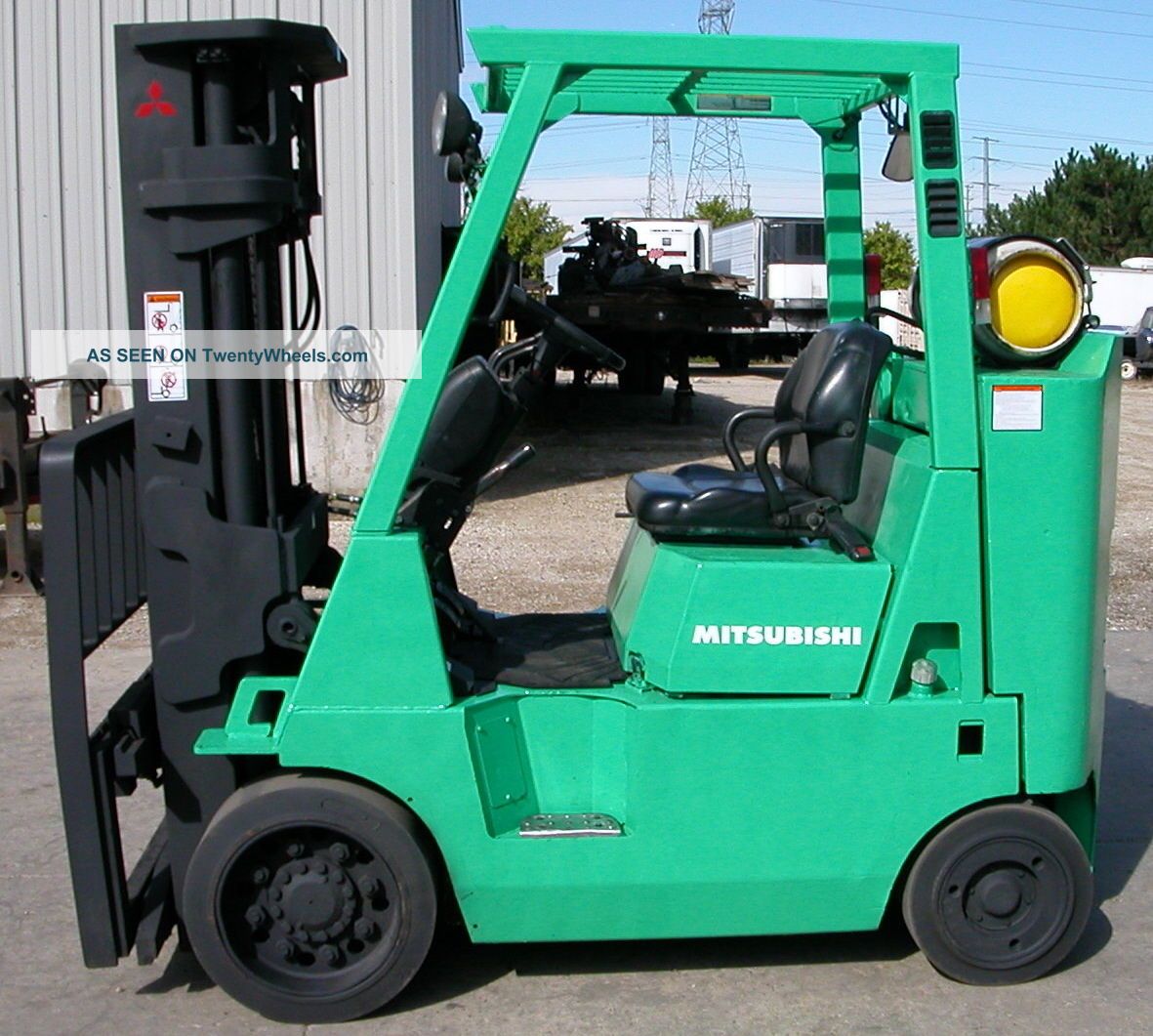 Mitsubishi Model Fgc40kstc (2002) 8000lbs Capacity Lpg Cushion Tire Forklift Forklifts photo